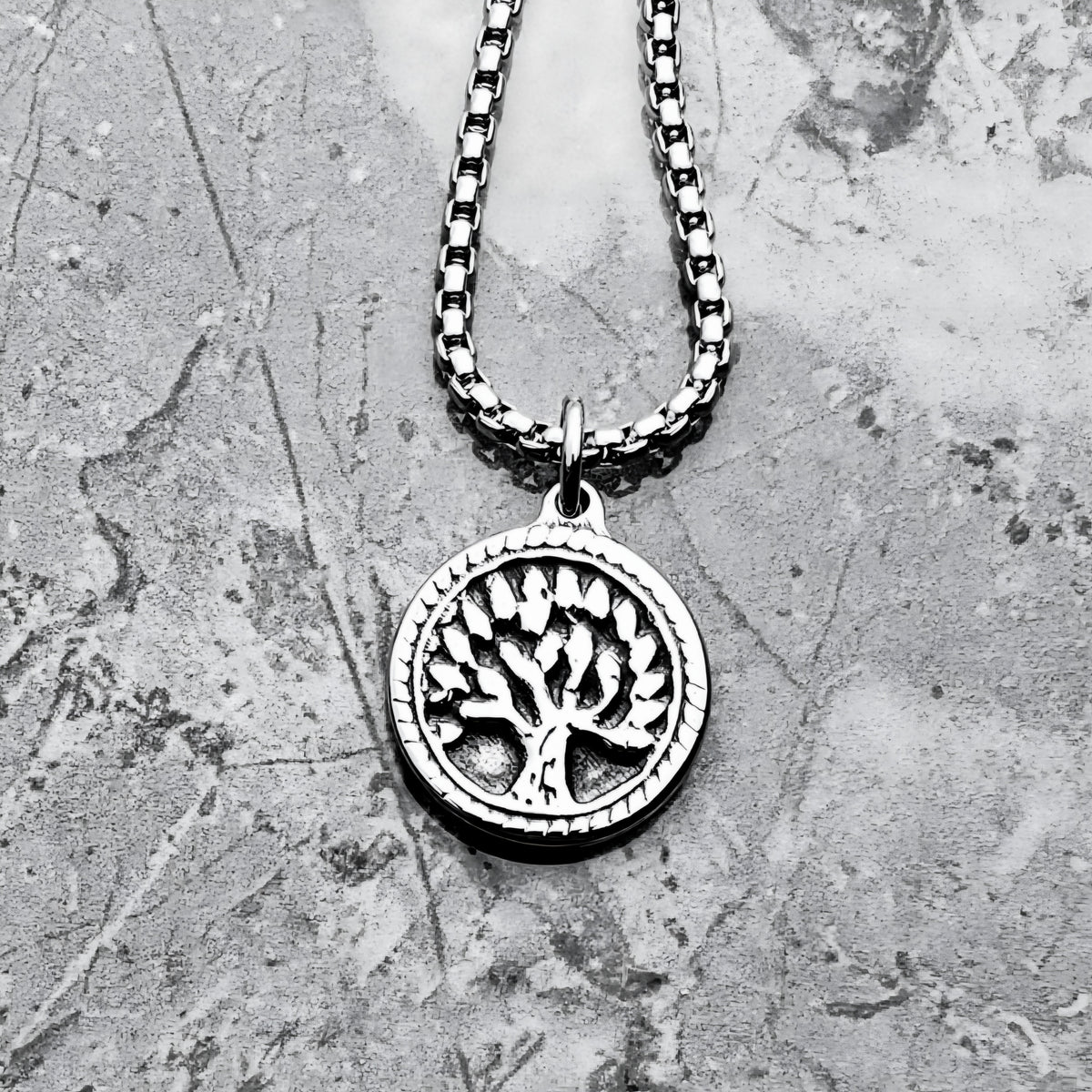 Tree of Life Coin Necklace