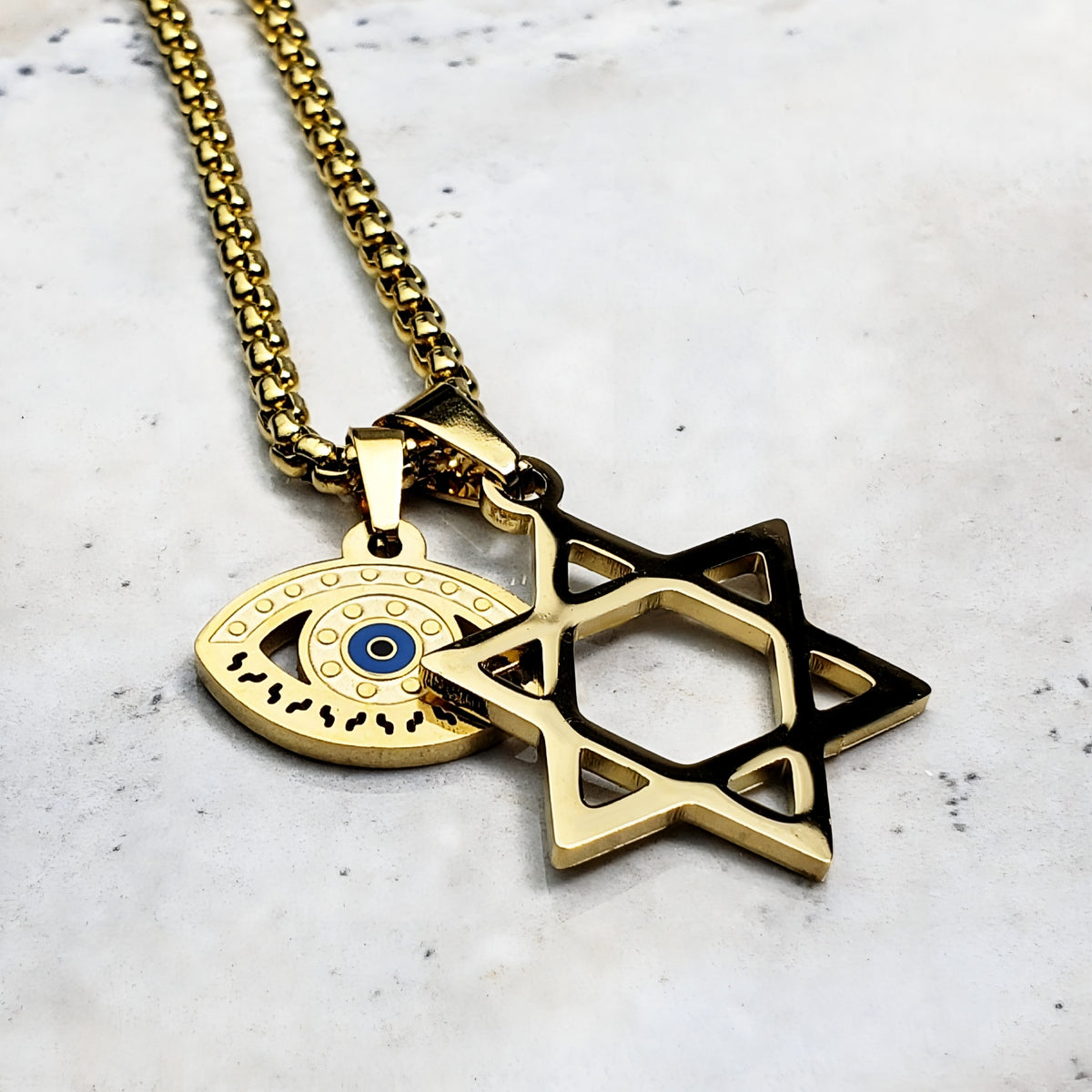 Star of David Protection Necklace