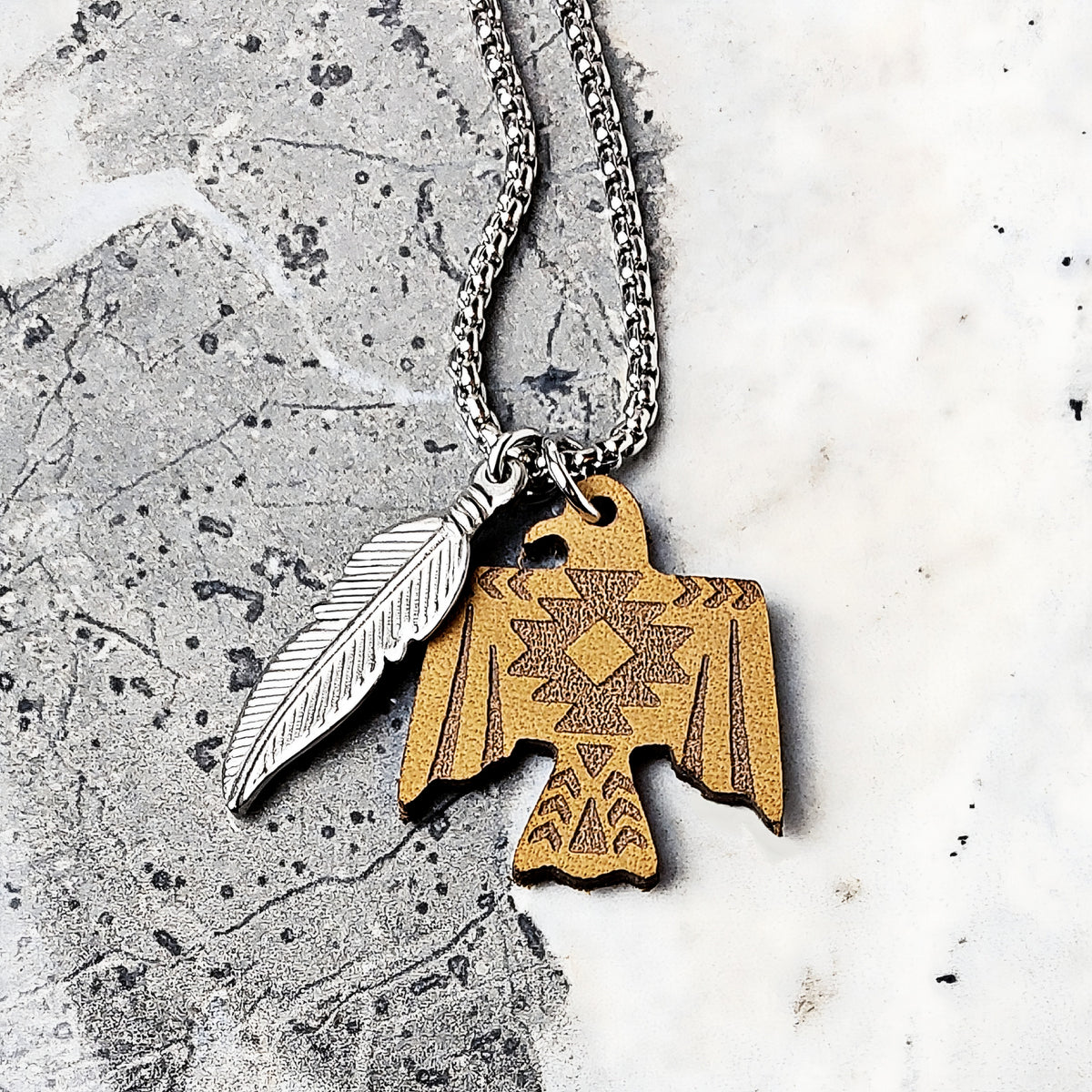 Tribal Thunderbird Necklace