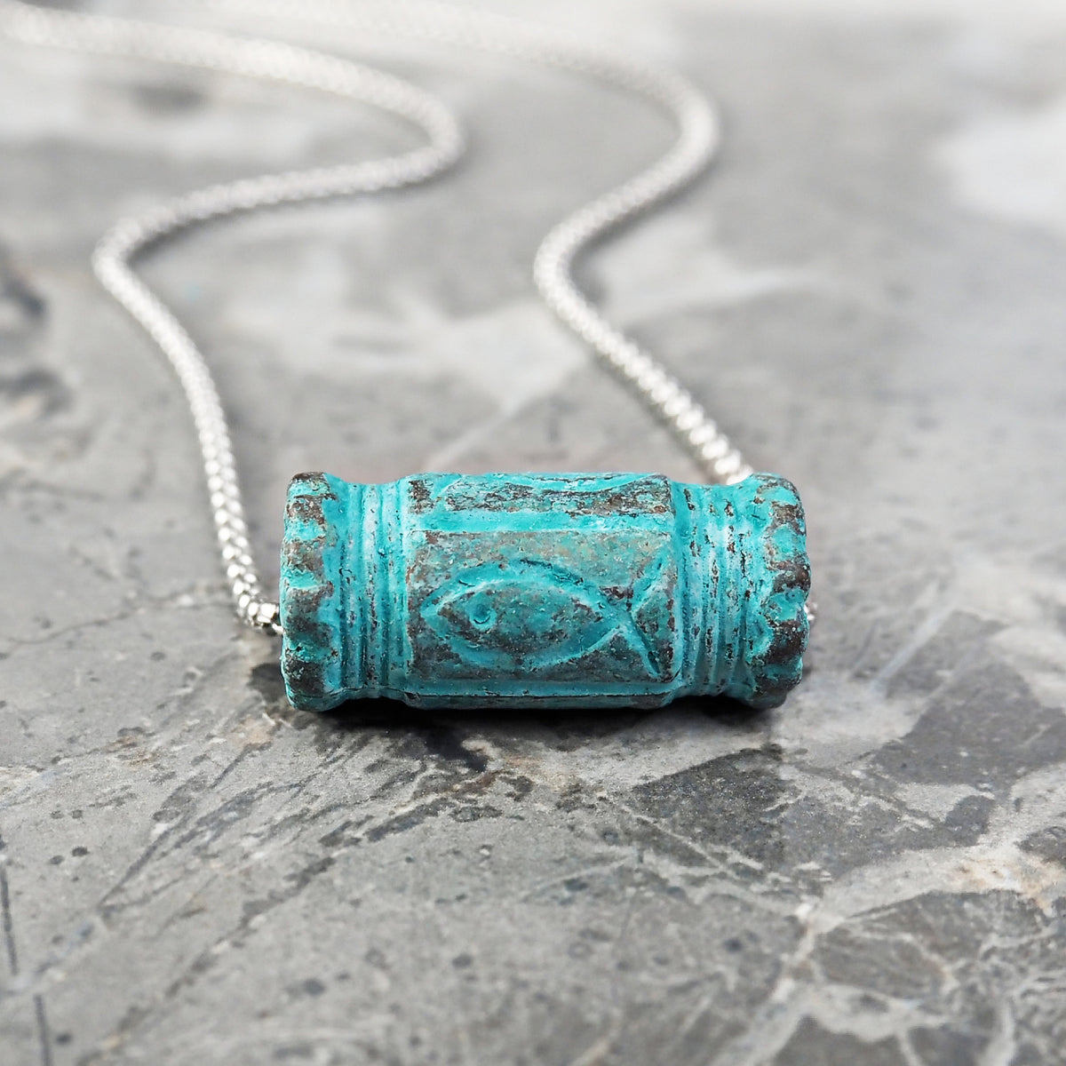 Mykonos Ichthys Necklace