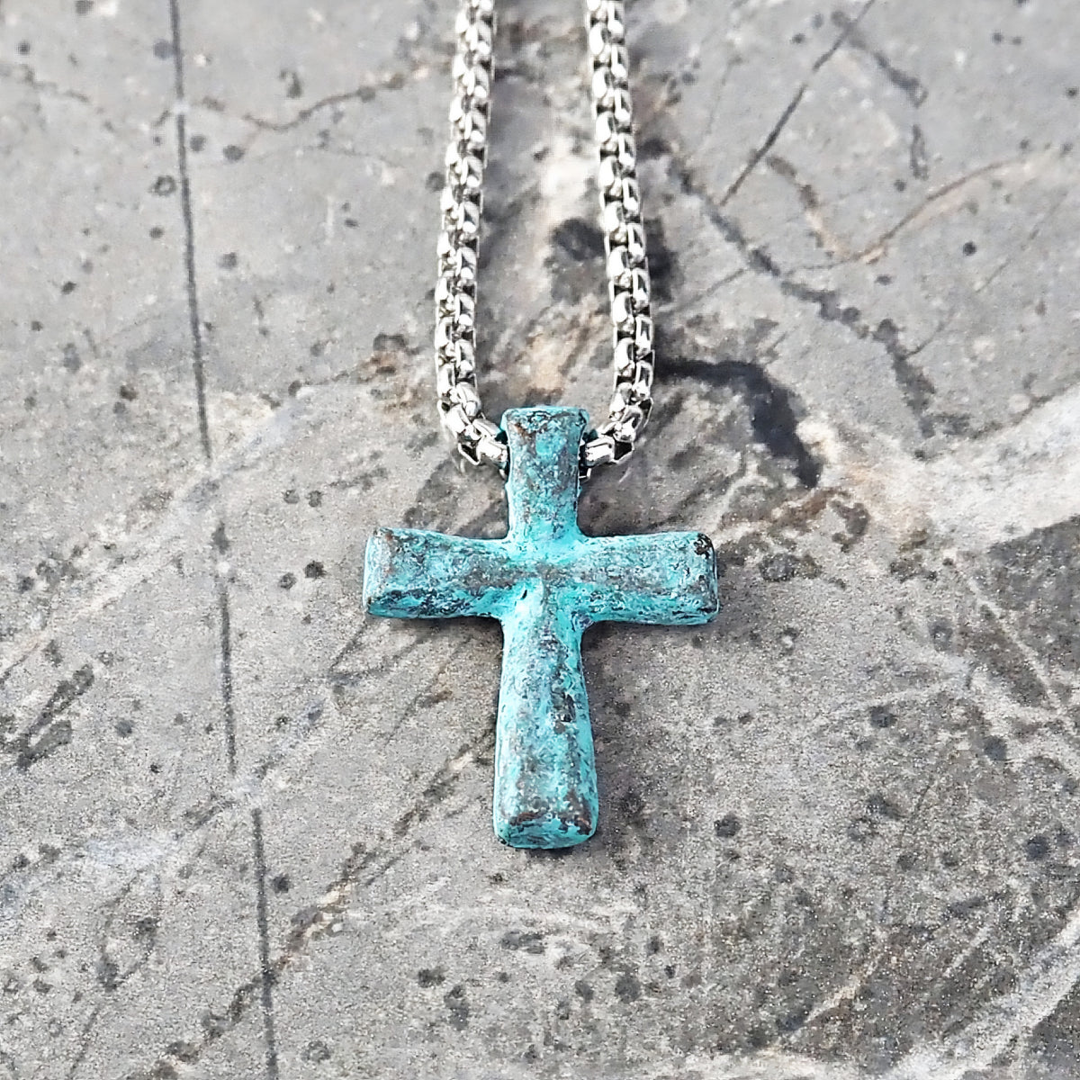 Mykonos Cross Necklace