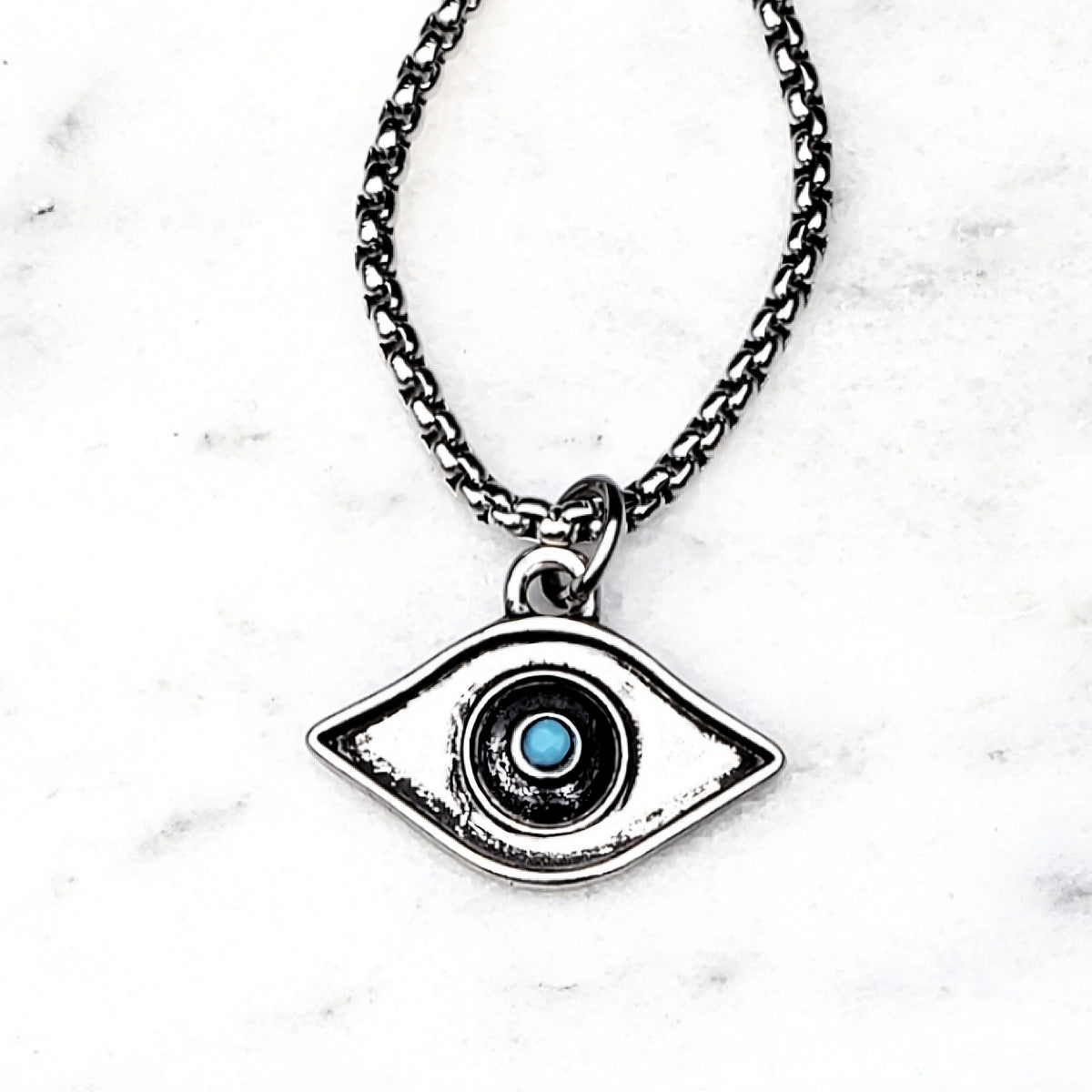 Mykonos Evil Eye Necklace
