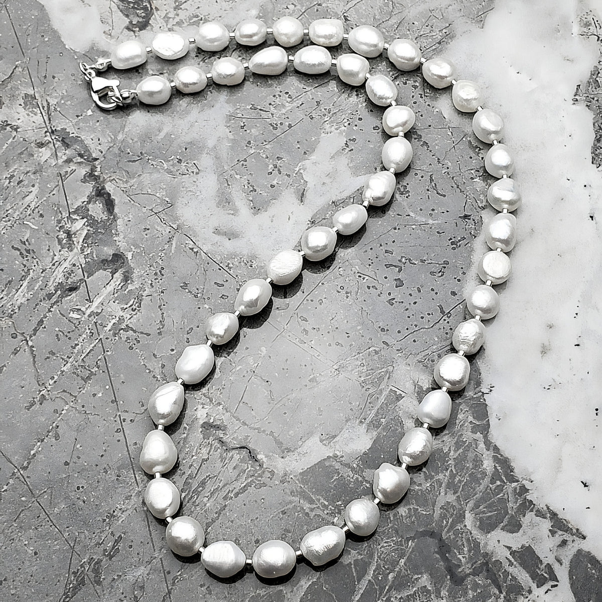 Pearls & Silver Necklace