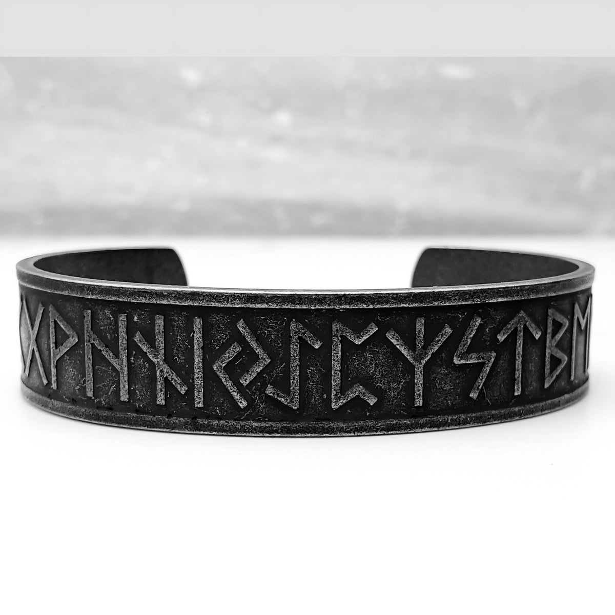 Rustic Viking Cuff Bracelet