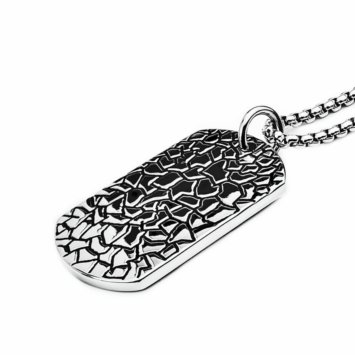 Rock Dog Tag Necklace