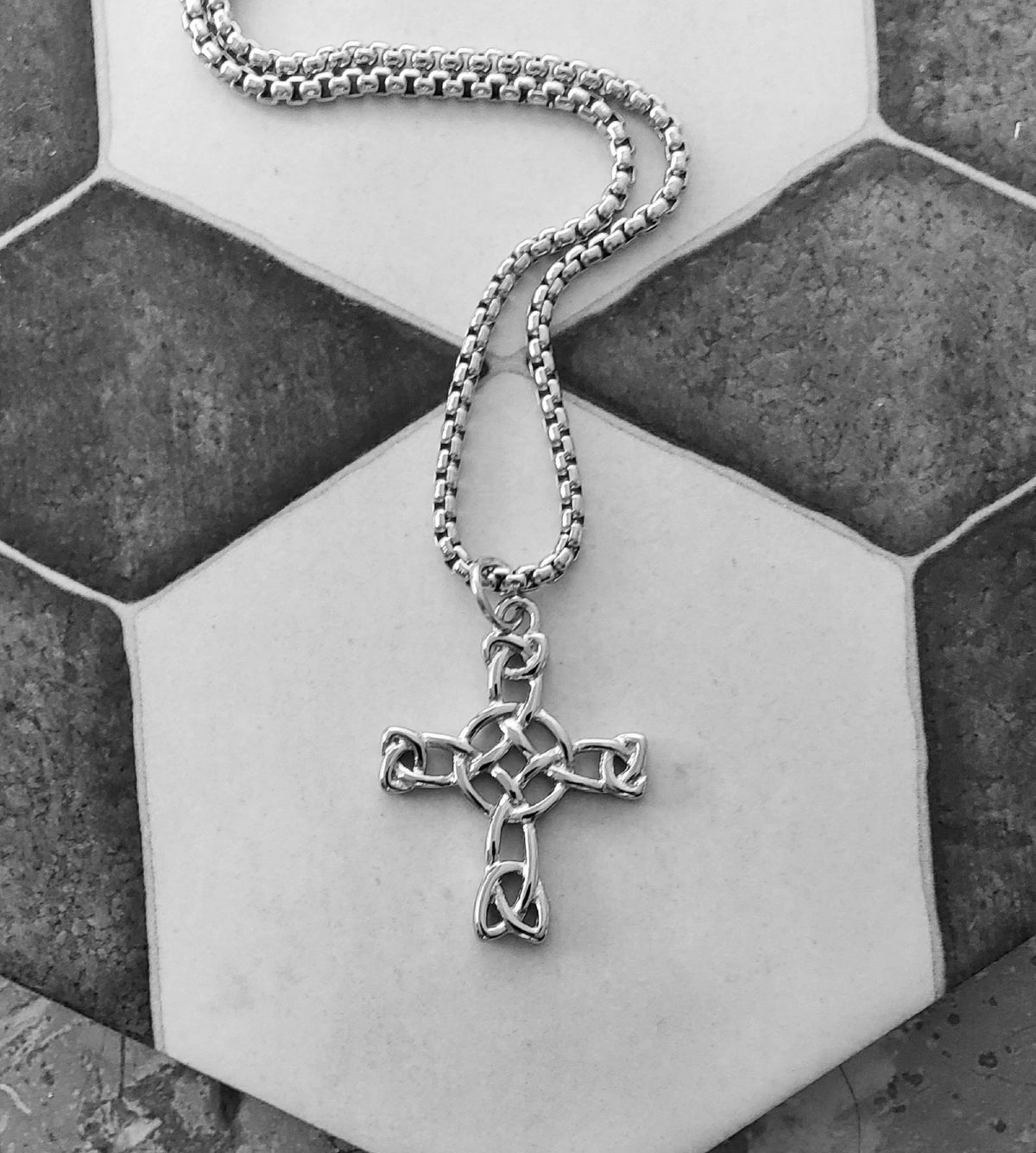 Celtic Knot Cross Necklace