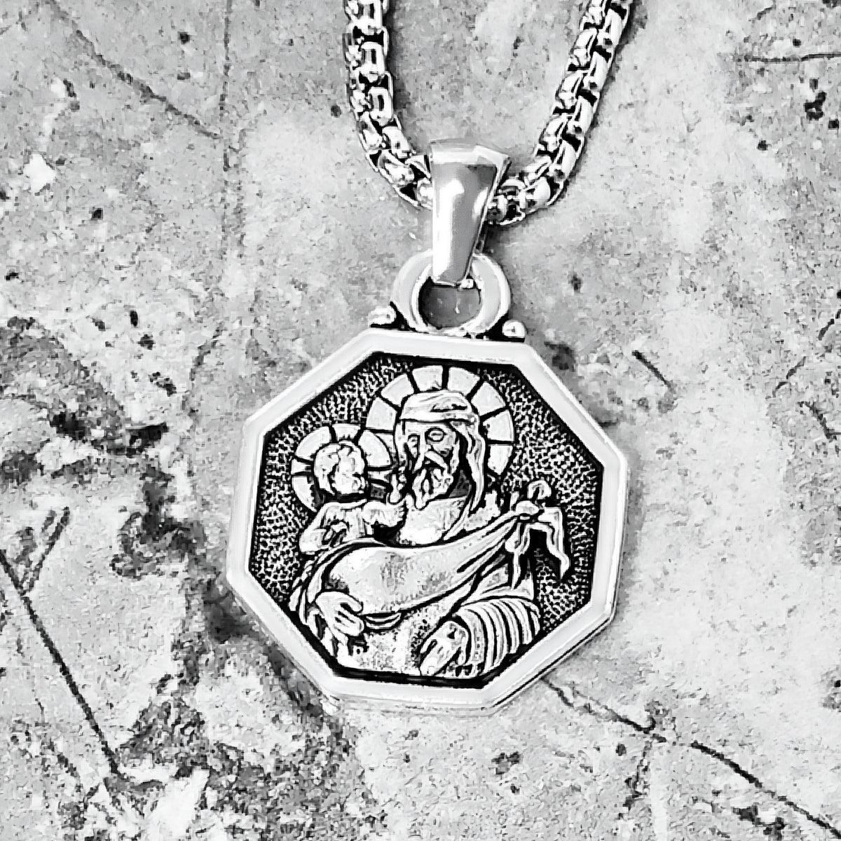Saint Christopher Amulet Necklace
