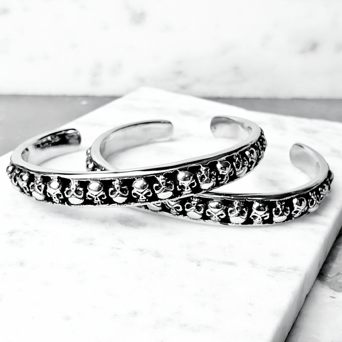 Skulls Cuff Bracelet