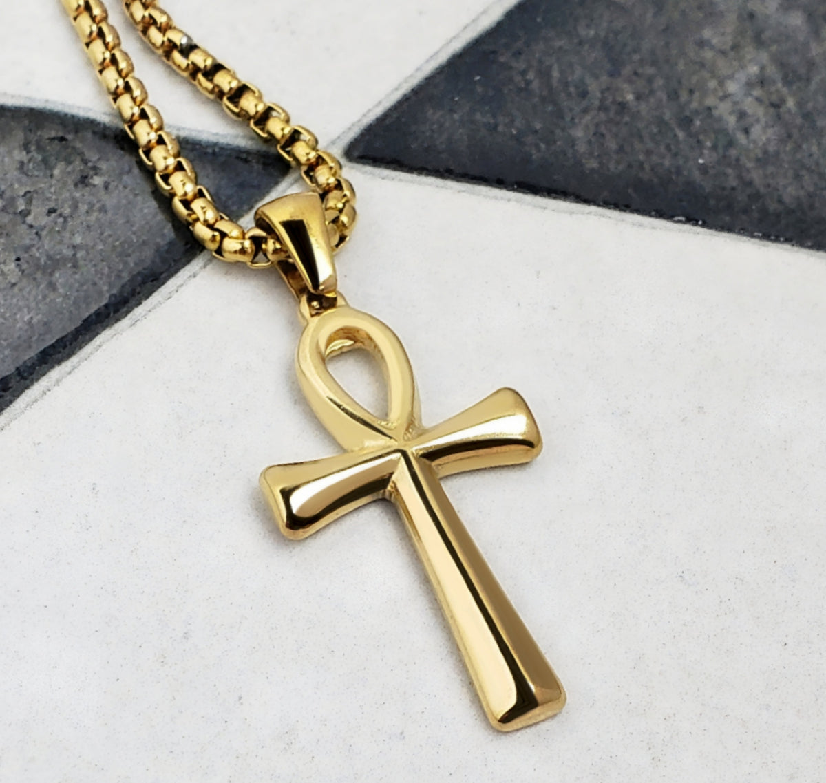 Gold Ankh Necklace