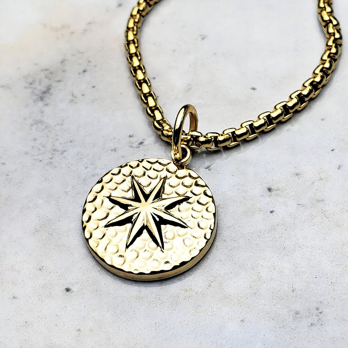 North Star Coin Necklace