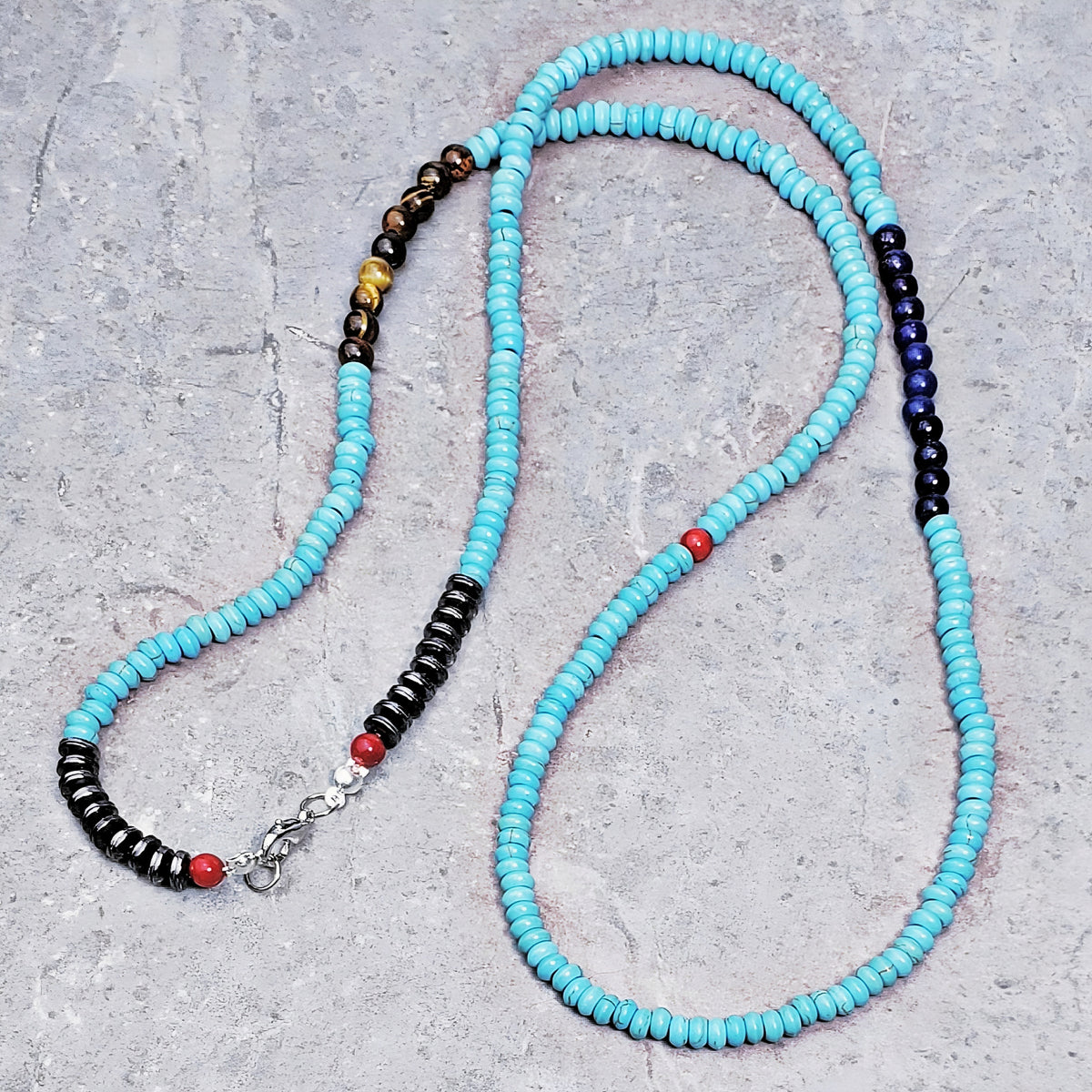 Mykonos Turquoise Stone Necklace