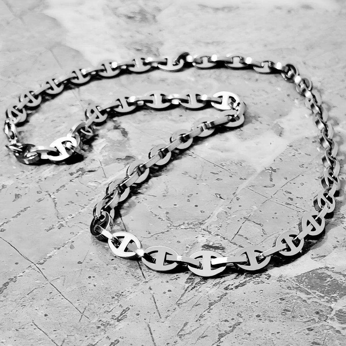 Silver Mariner Link Chain Necklace