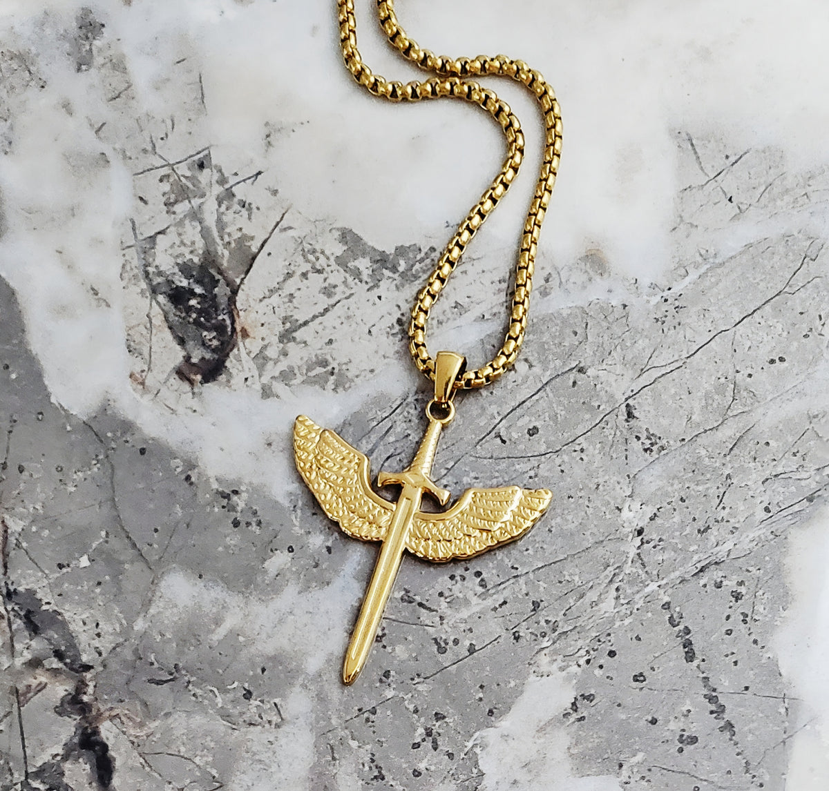 Archangel Divine Sword Necklace