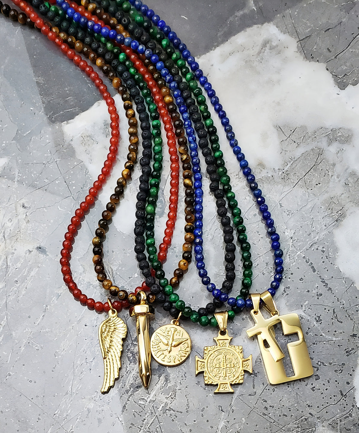 Lapis Lazuli Gemstone Chain Necklace