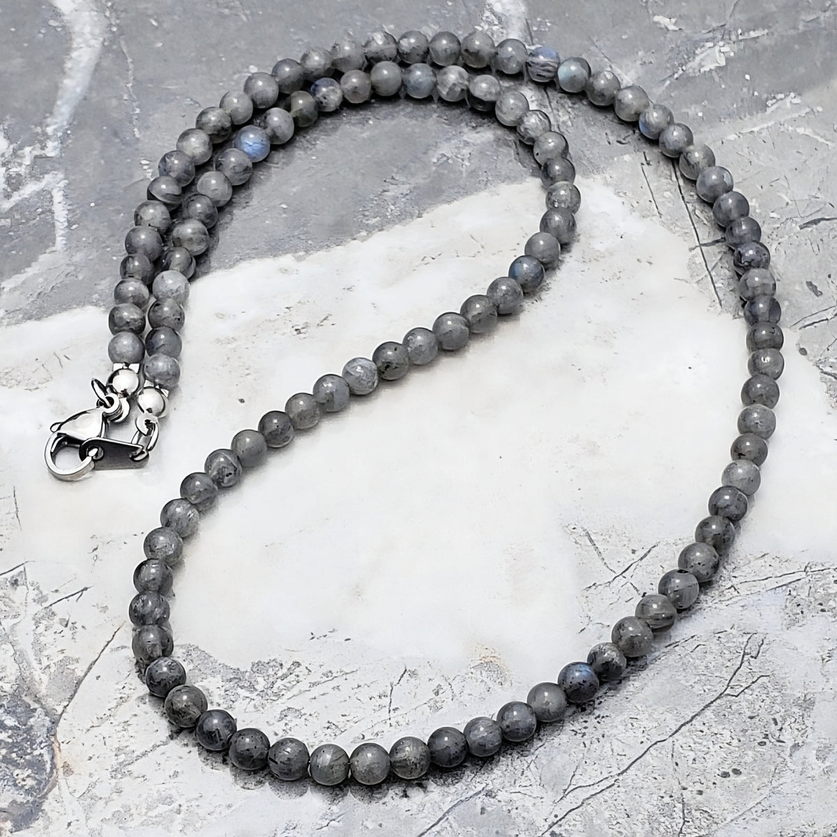 Labradorite Gemstone Chain Necklace