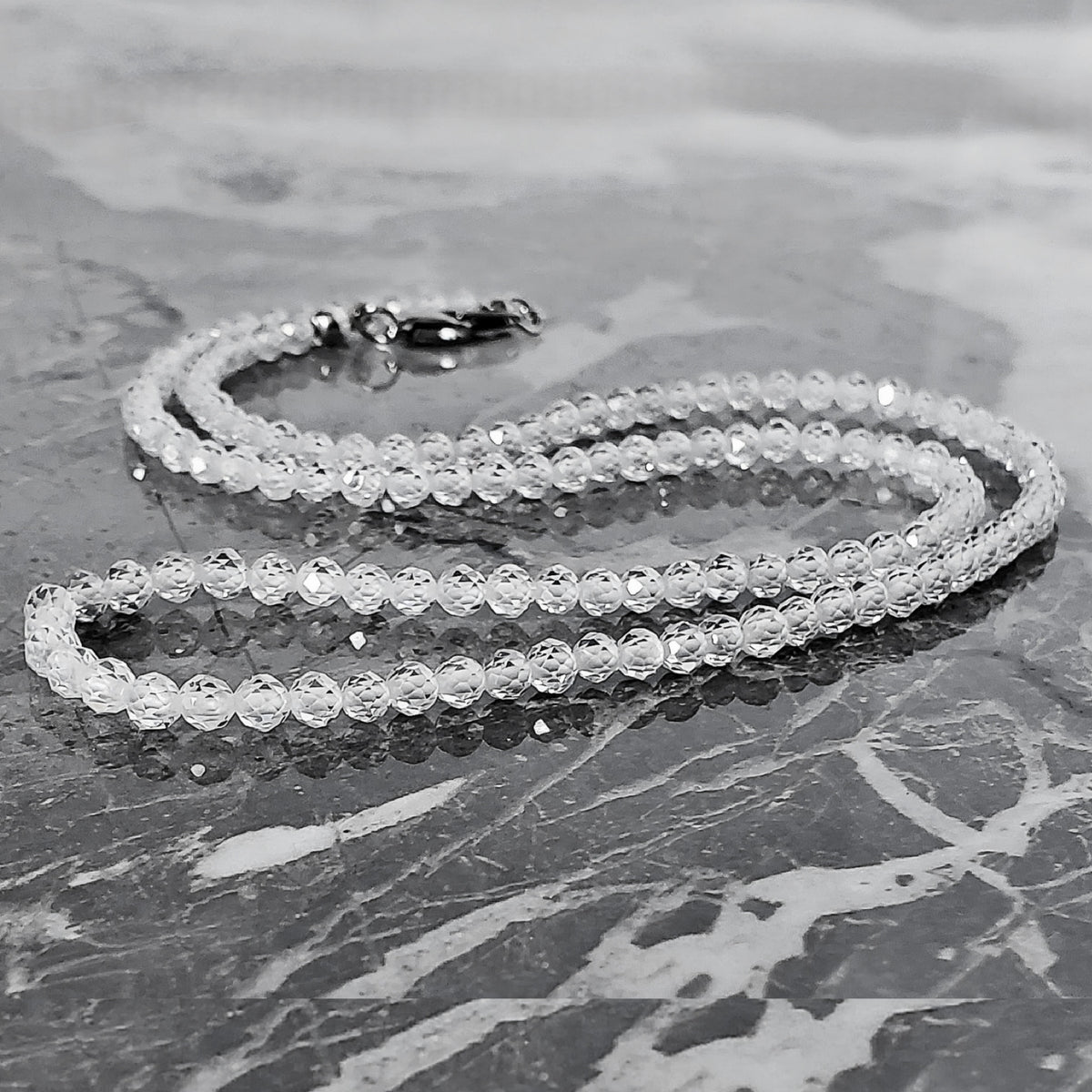 Faceted Zircon Necklace