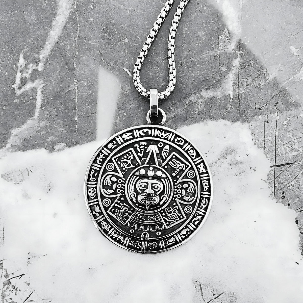 Aztec Medallion Necklace