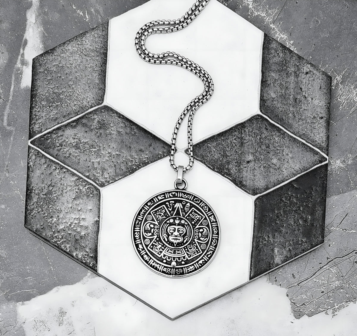 Aztec Medallion Necklace