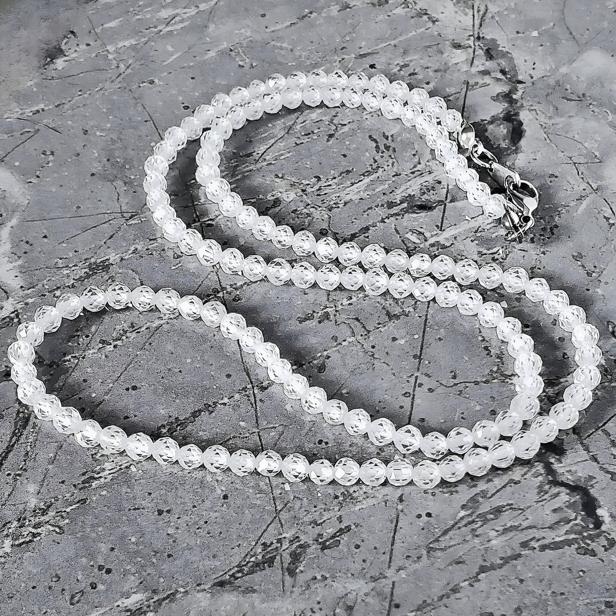 Faceted Zircon Necklace
