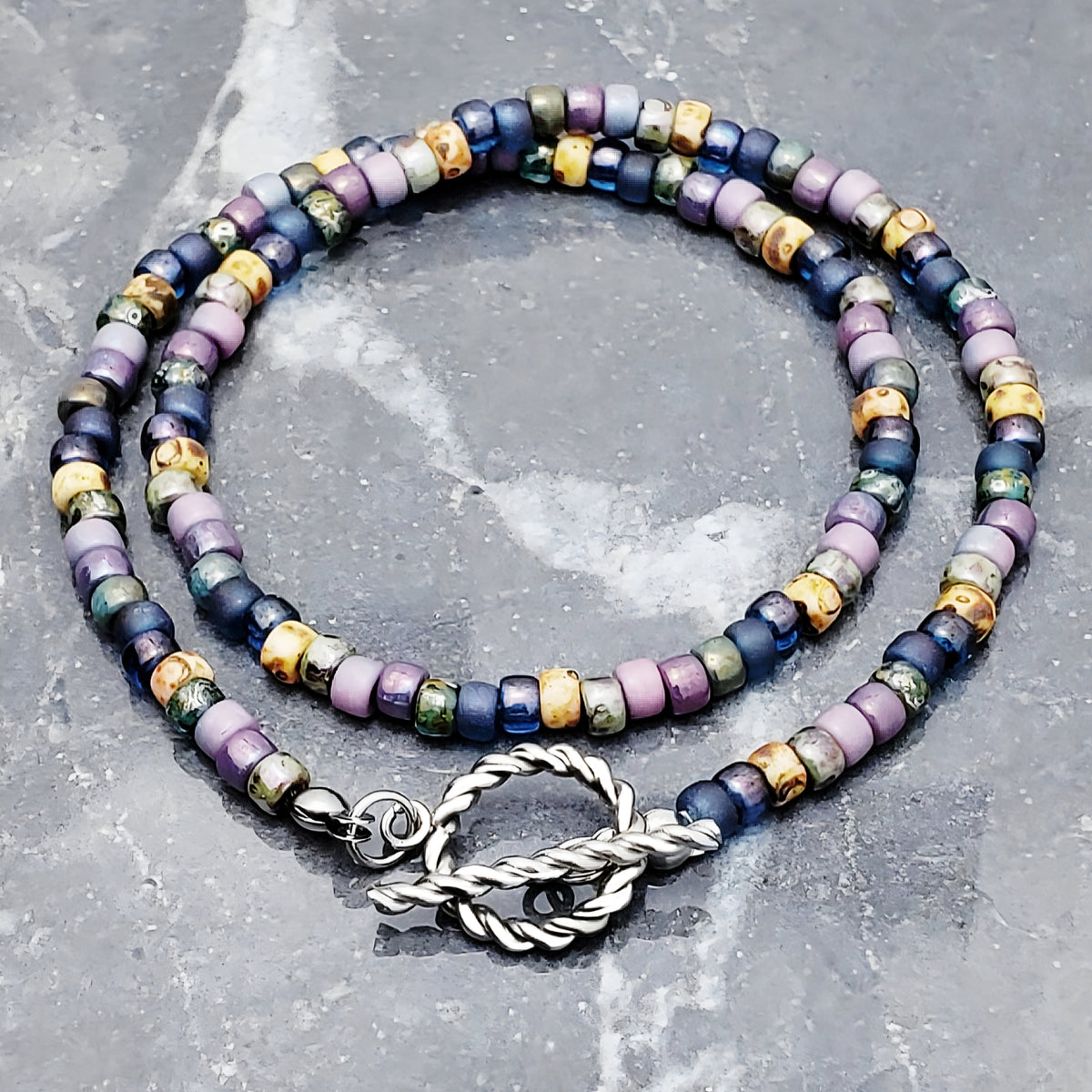 Mediterranean Bead Wrap Bracelet