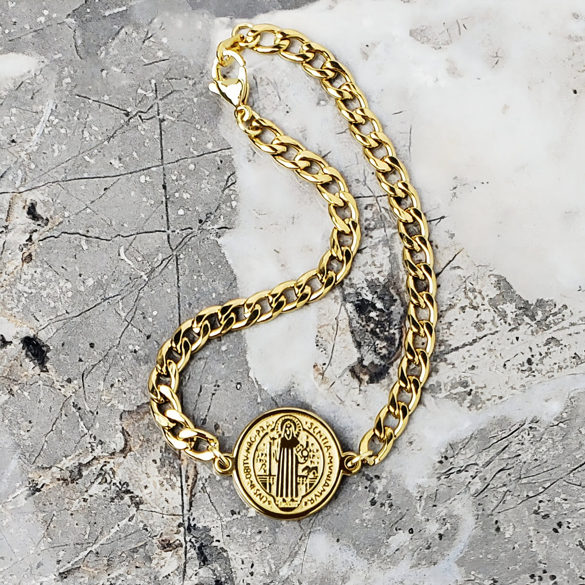 Saint Benedict Chain Bracelet