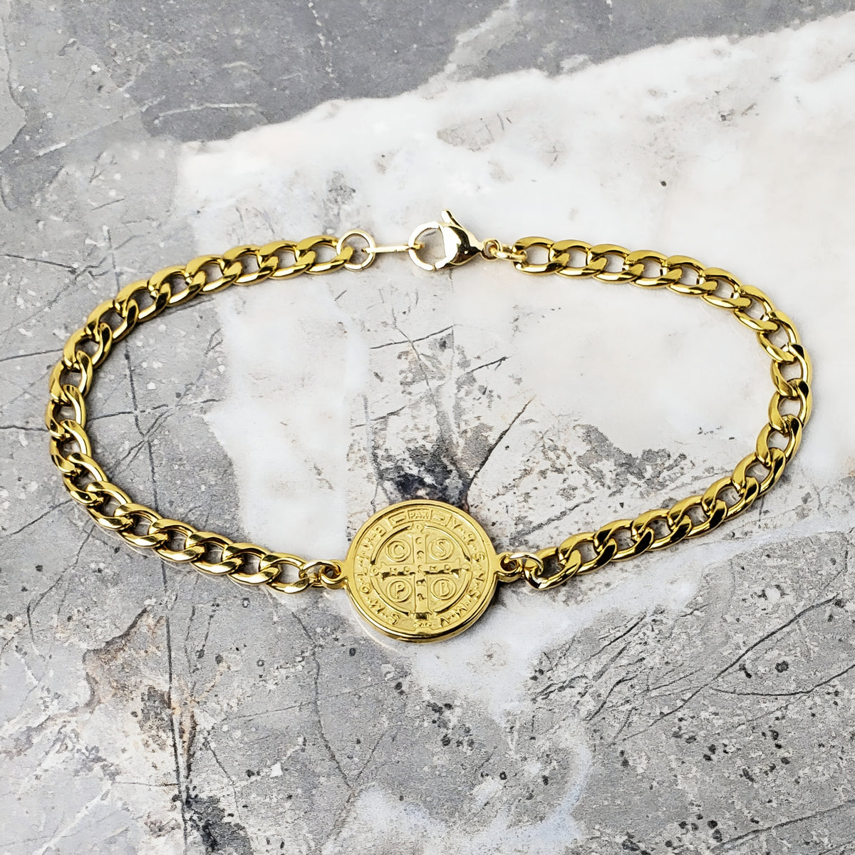 Saint Benedict Chain Bracelet