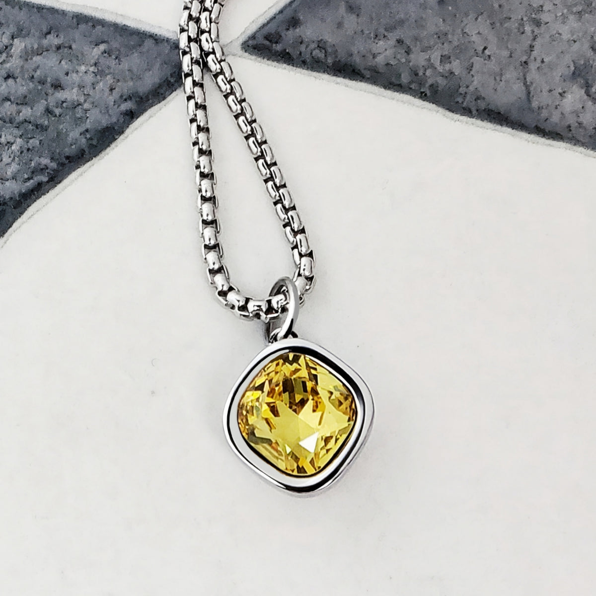 Silver Topaz Necklace