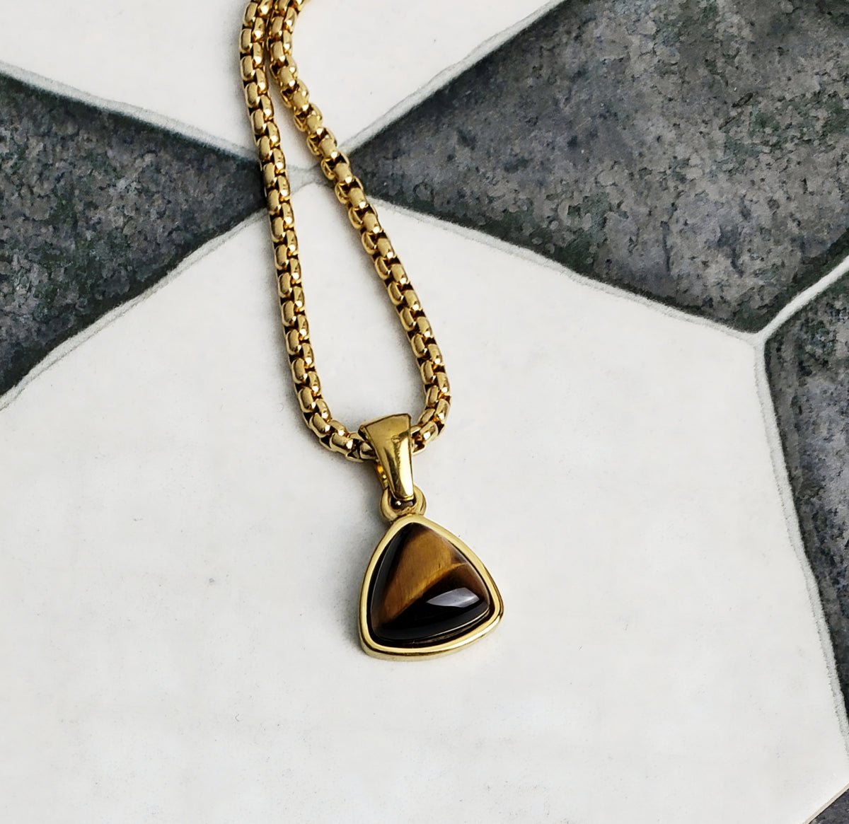 Tiger Eye Amulet Necklace