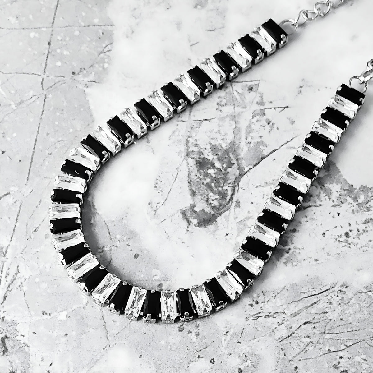 Onyx Baguette Bracelet