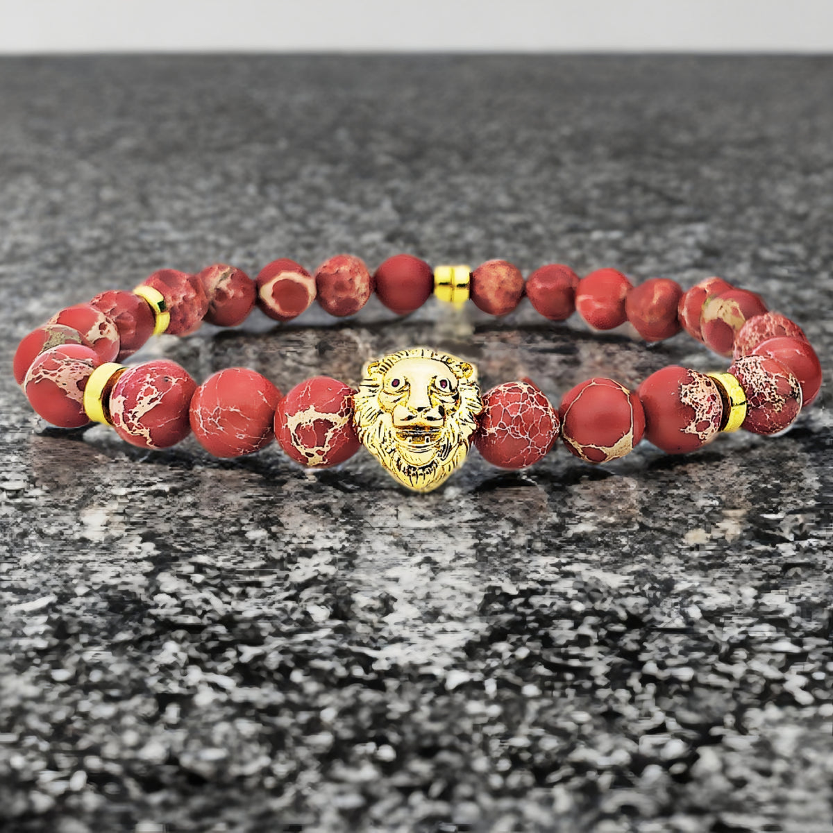 Red Imperial Lion Bracelet