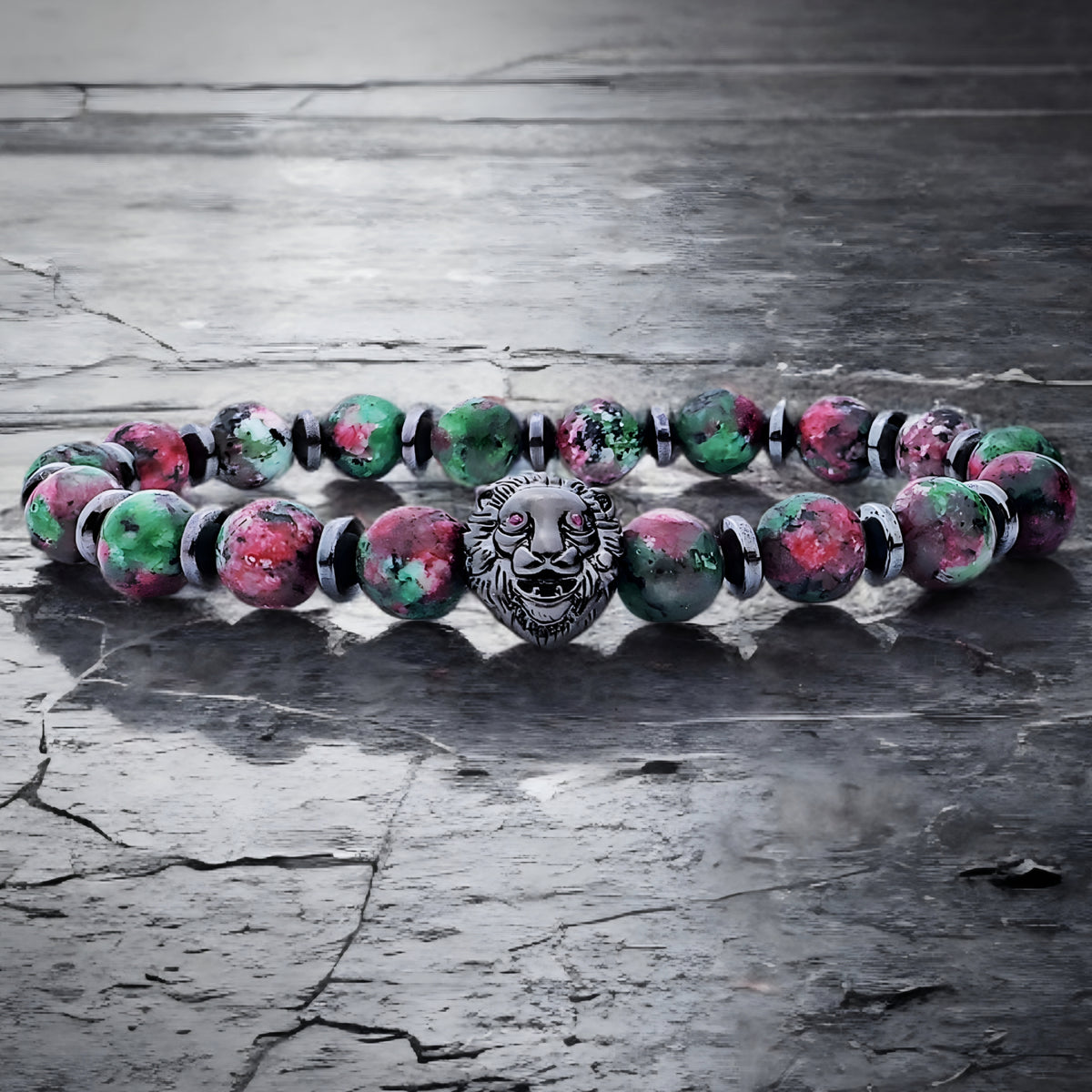 Ruby Lion Bracelet