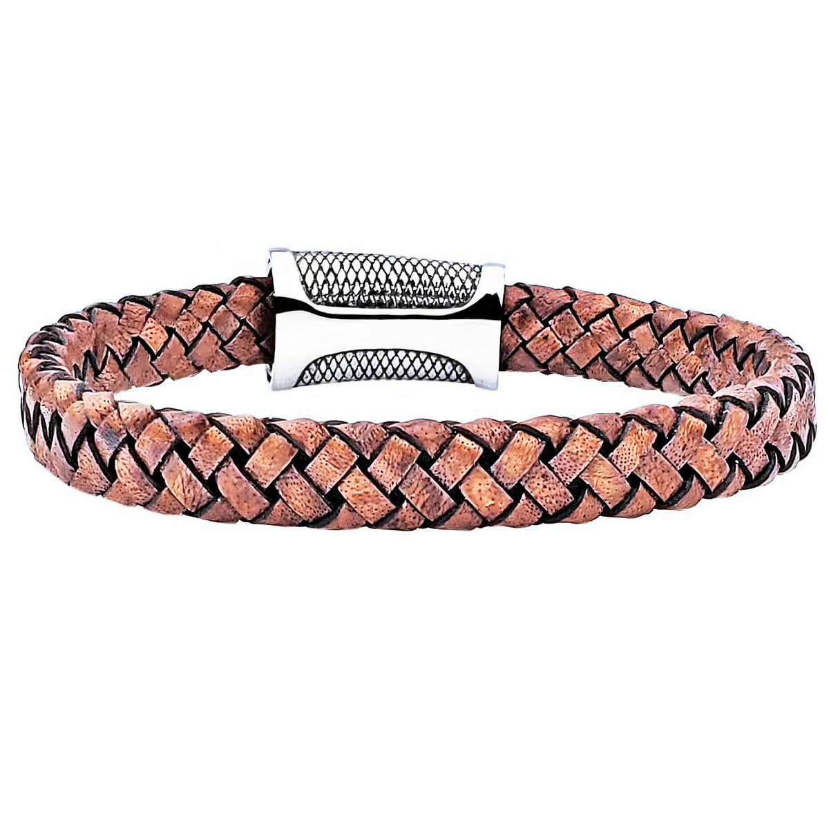Leather & Silver Bracelet