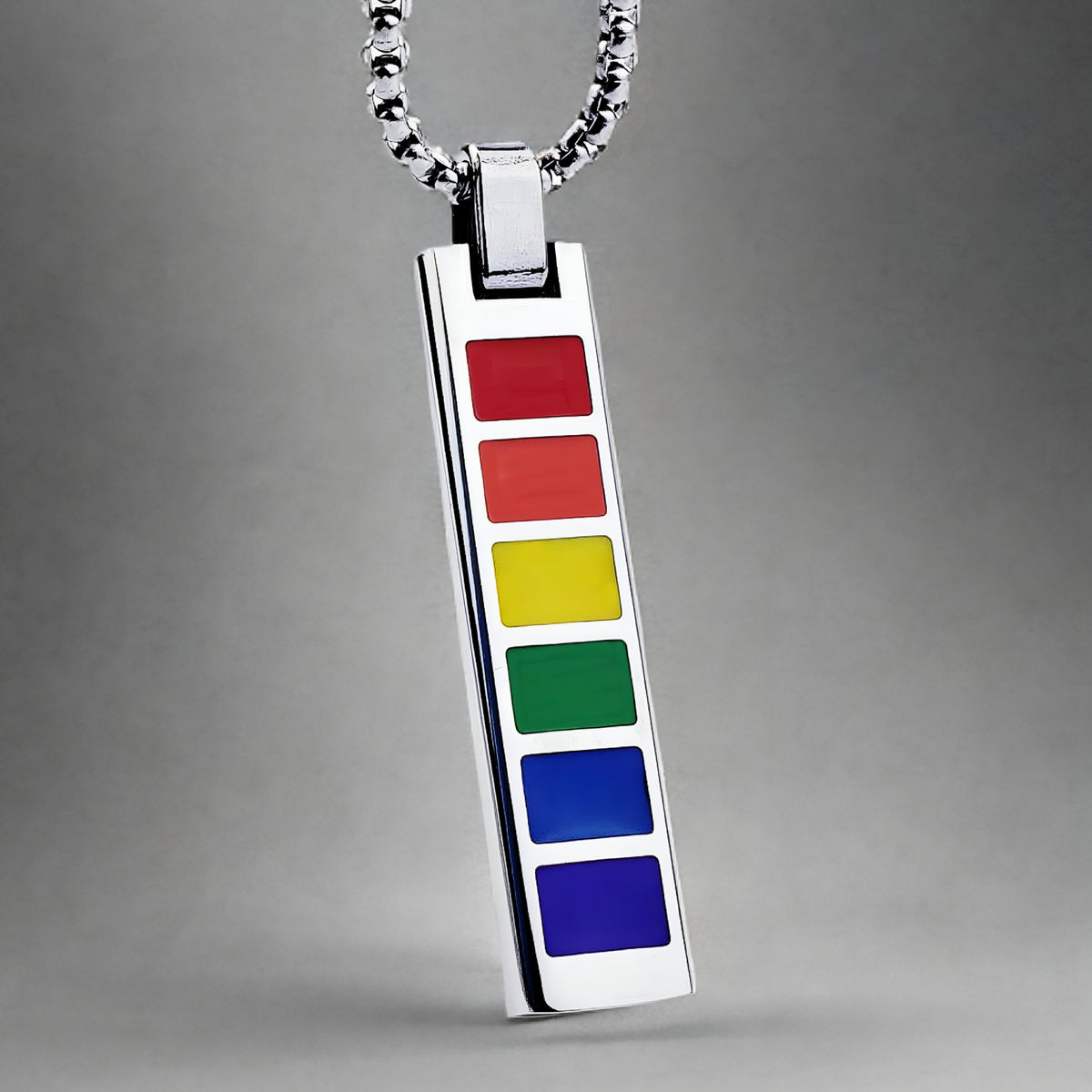 Pride Bar Tag Necklace