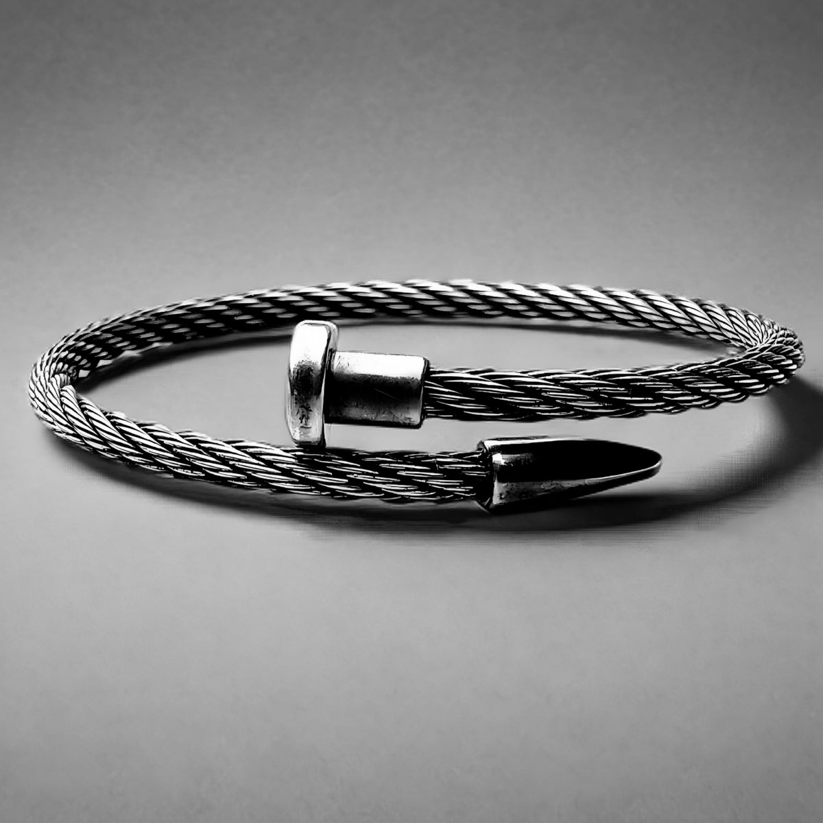 Rustic Silver Cuff Bracelet