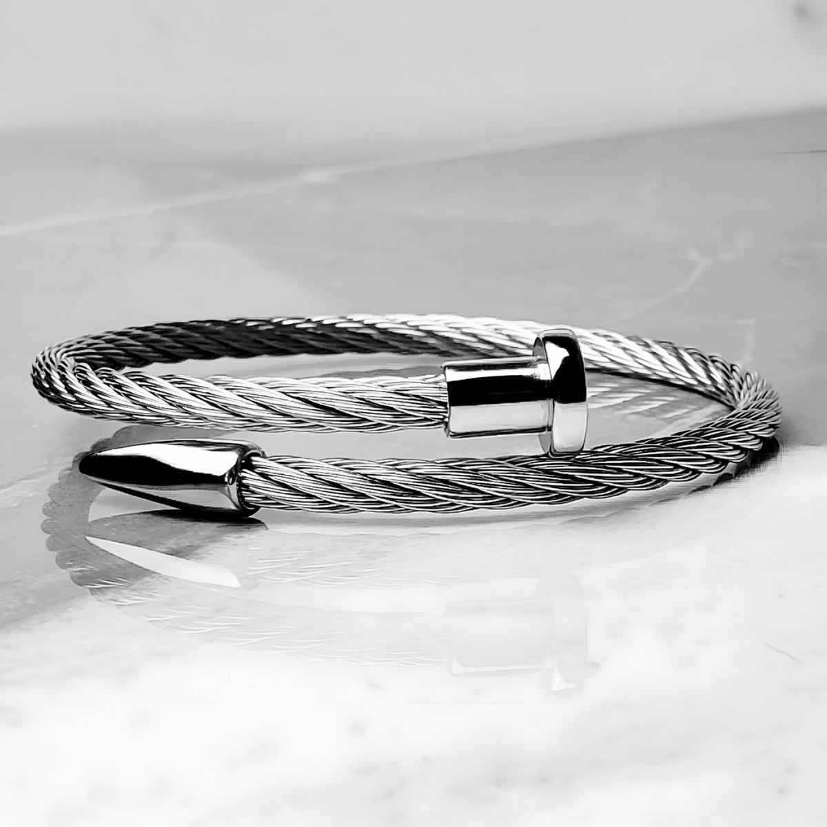 Rustic Silver Cuff Bracelet