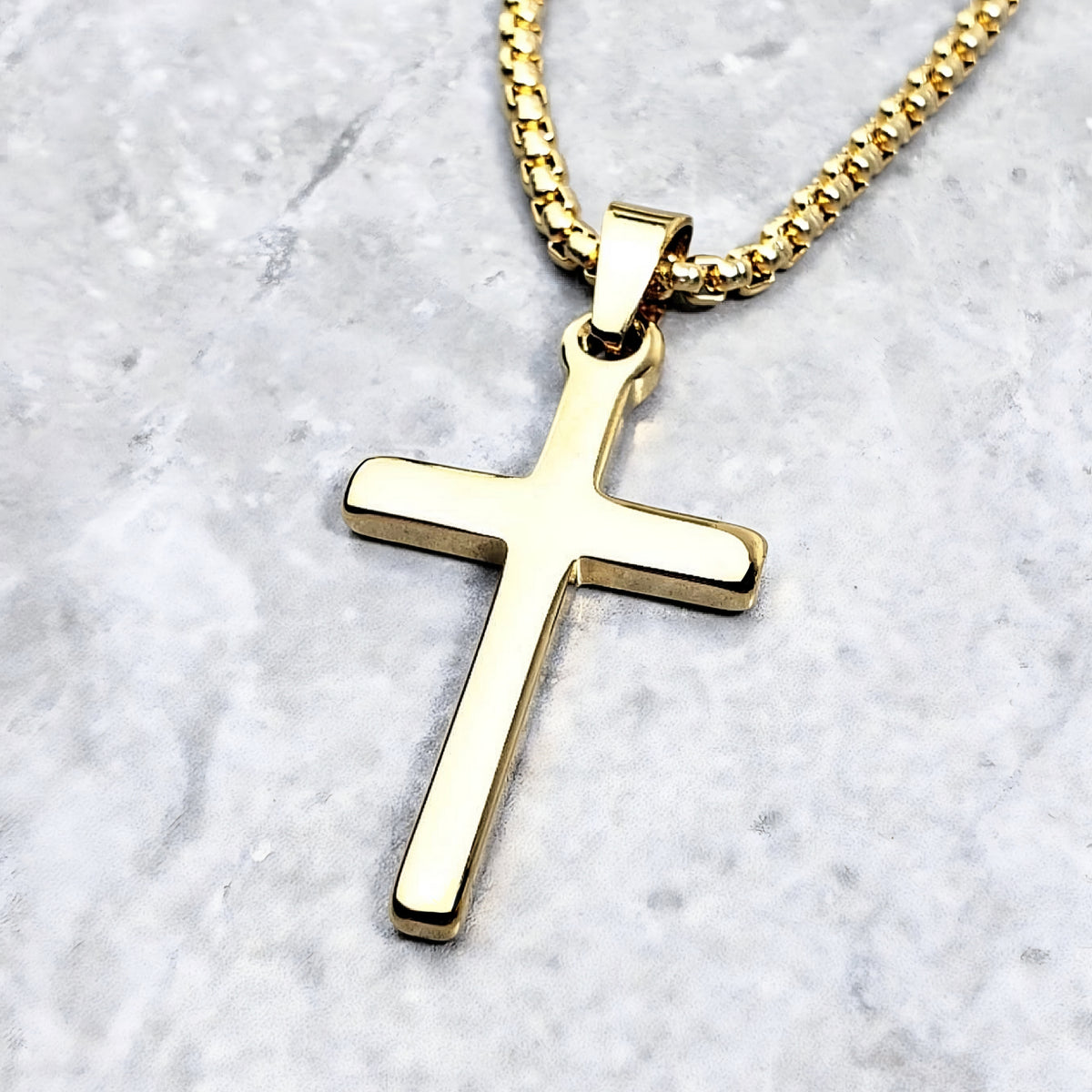 Gold Cross Necklace
