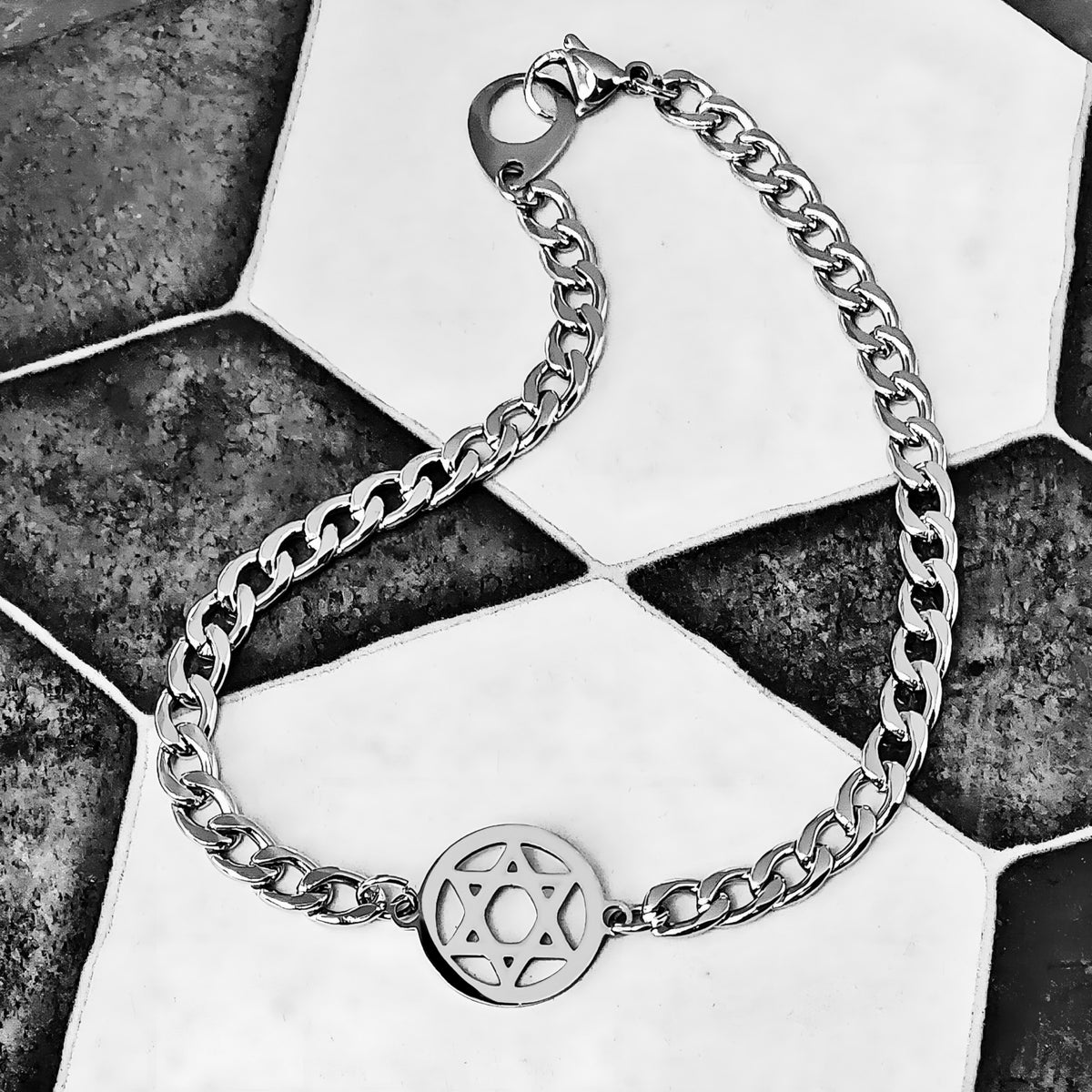 Star of David Chain Bracelet