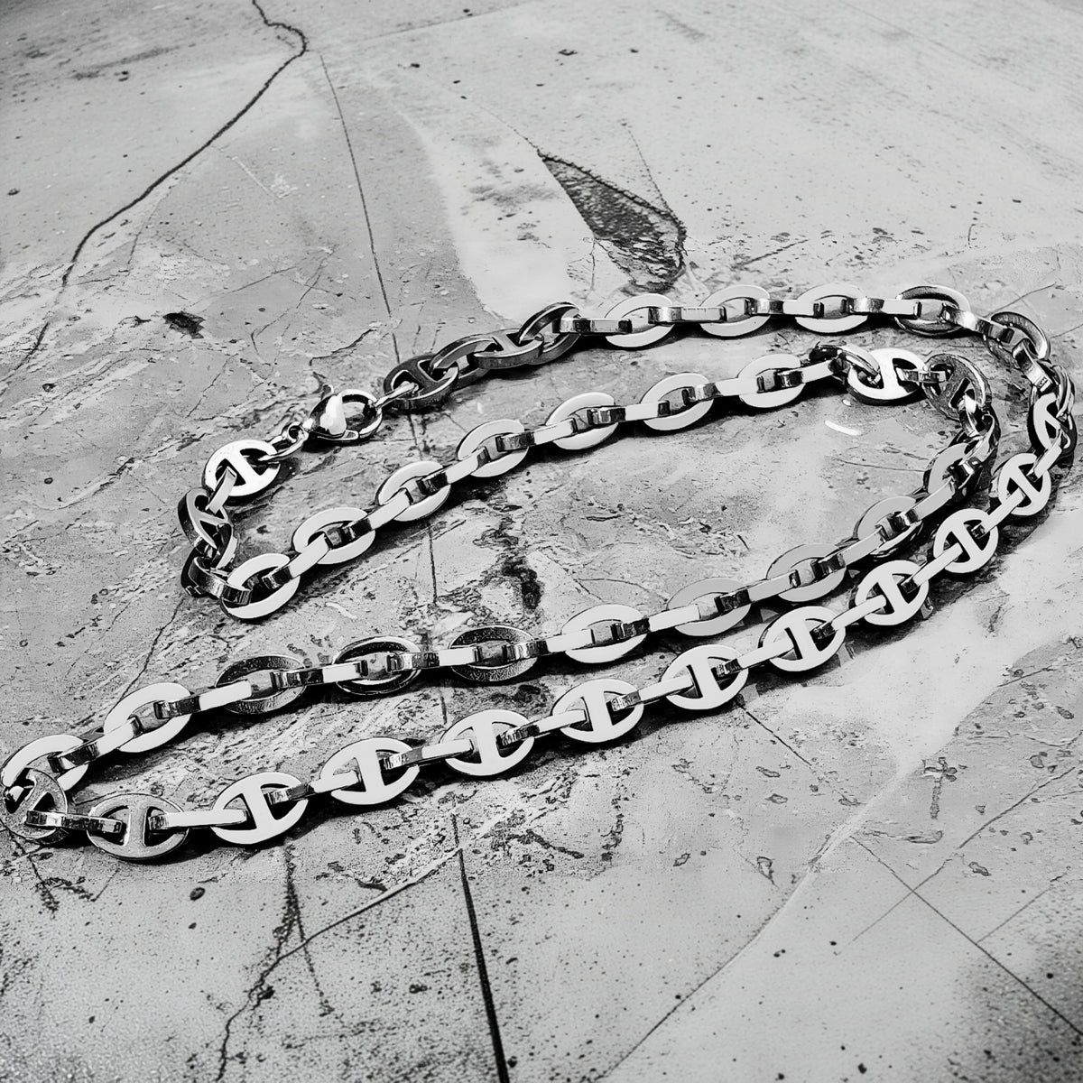 Silver Mariner Link Chain Necklace