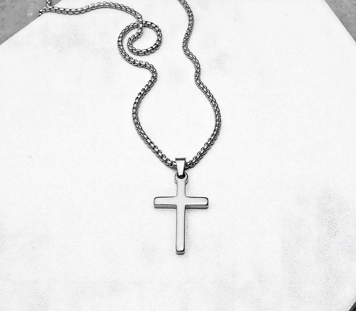 Silver Cross Necklace