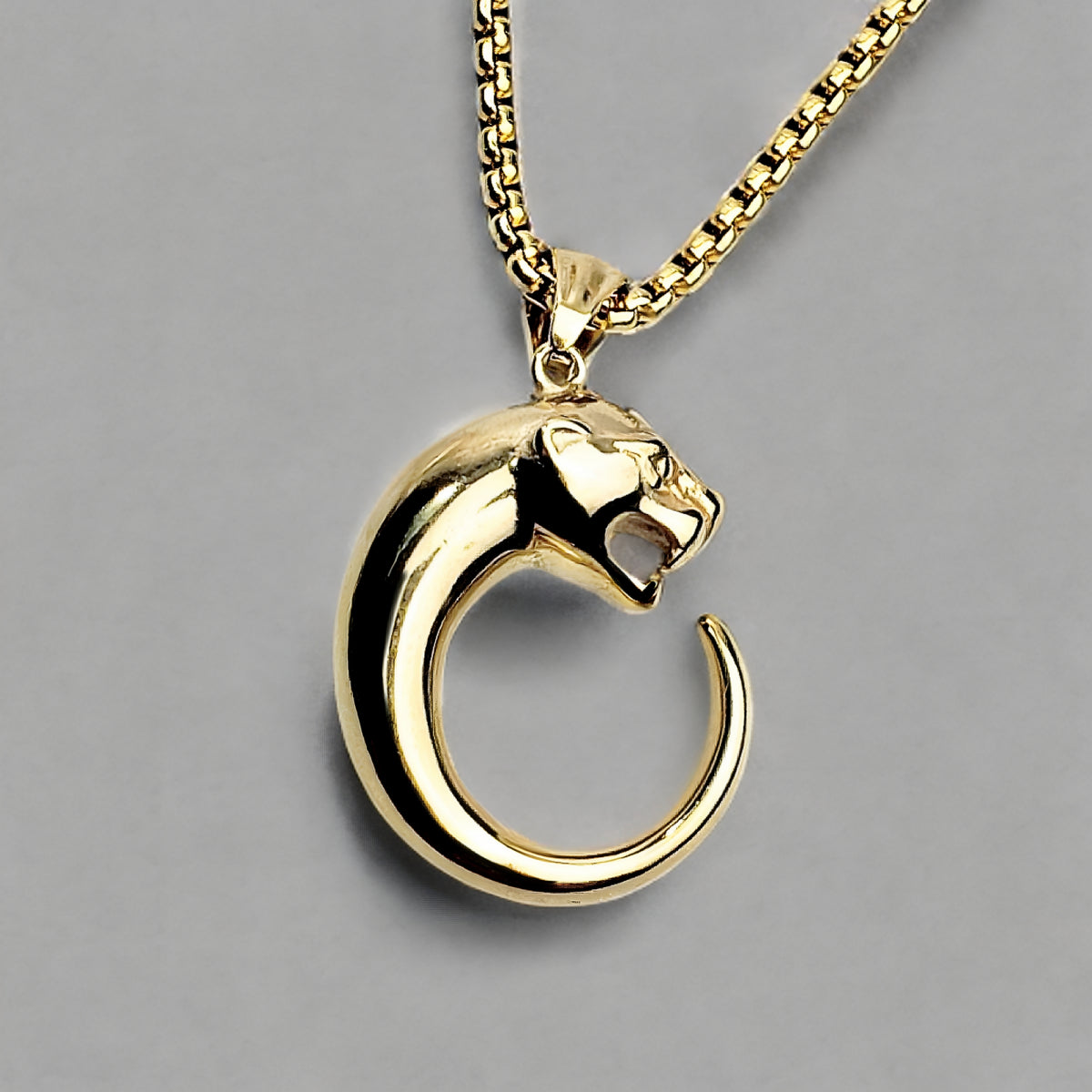 Gold Lux Tiger Necklace