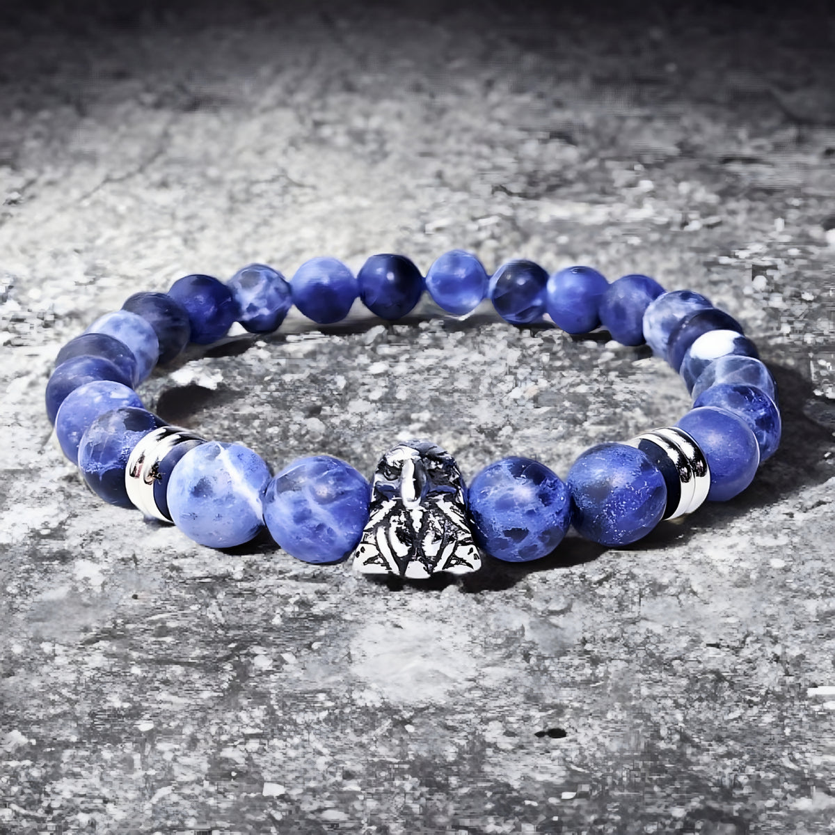 Silver Tribal Eagle Bracelet