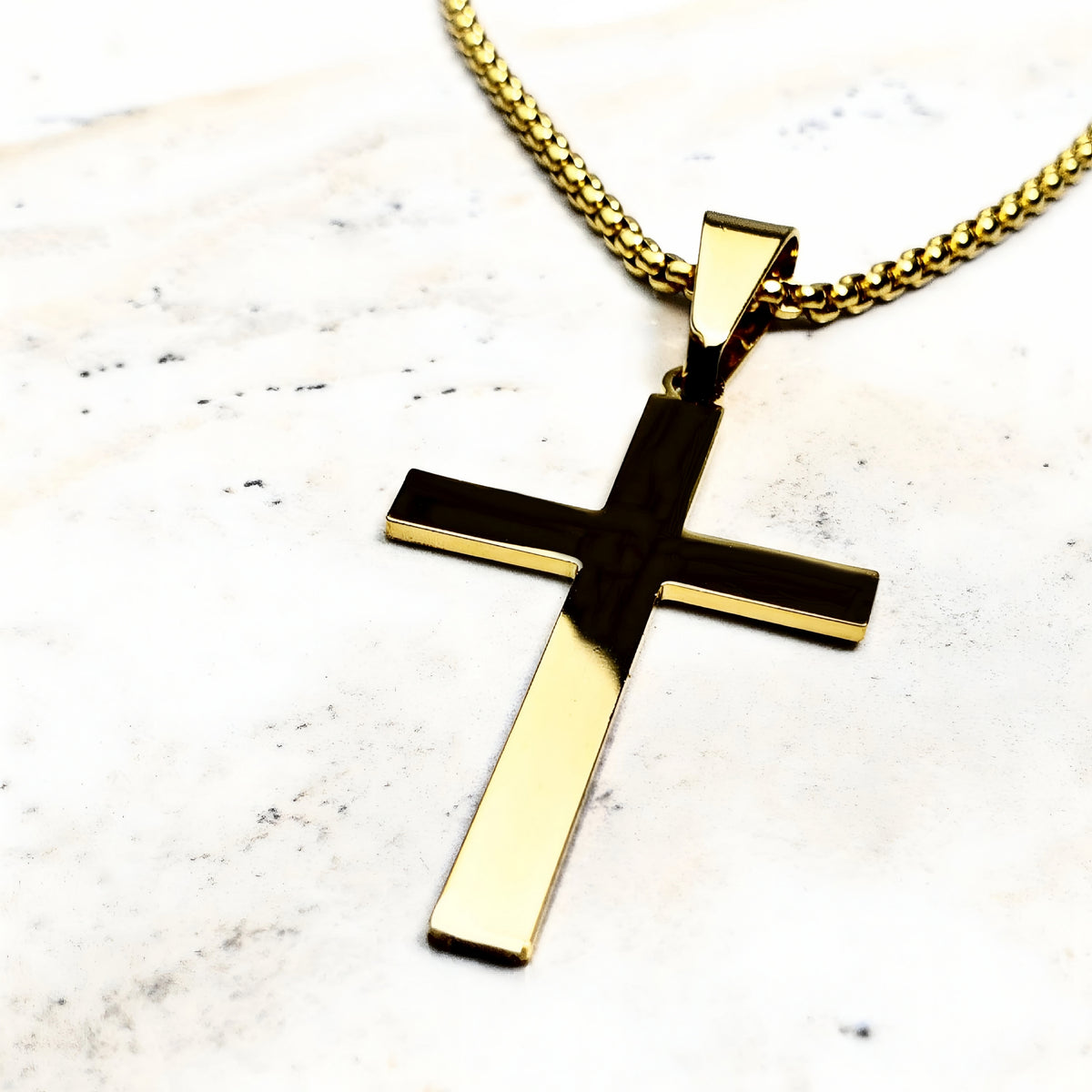 Gold Cross Necklace