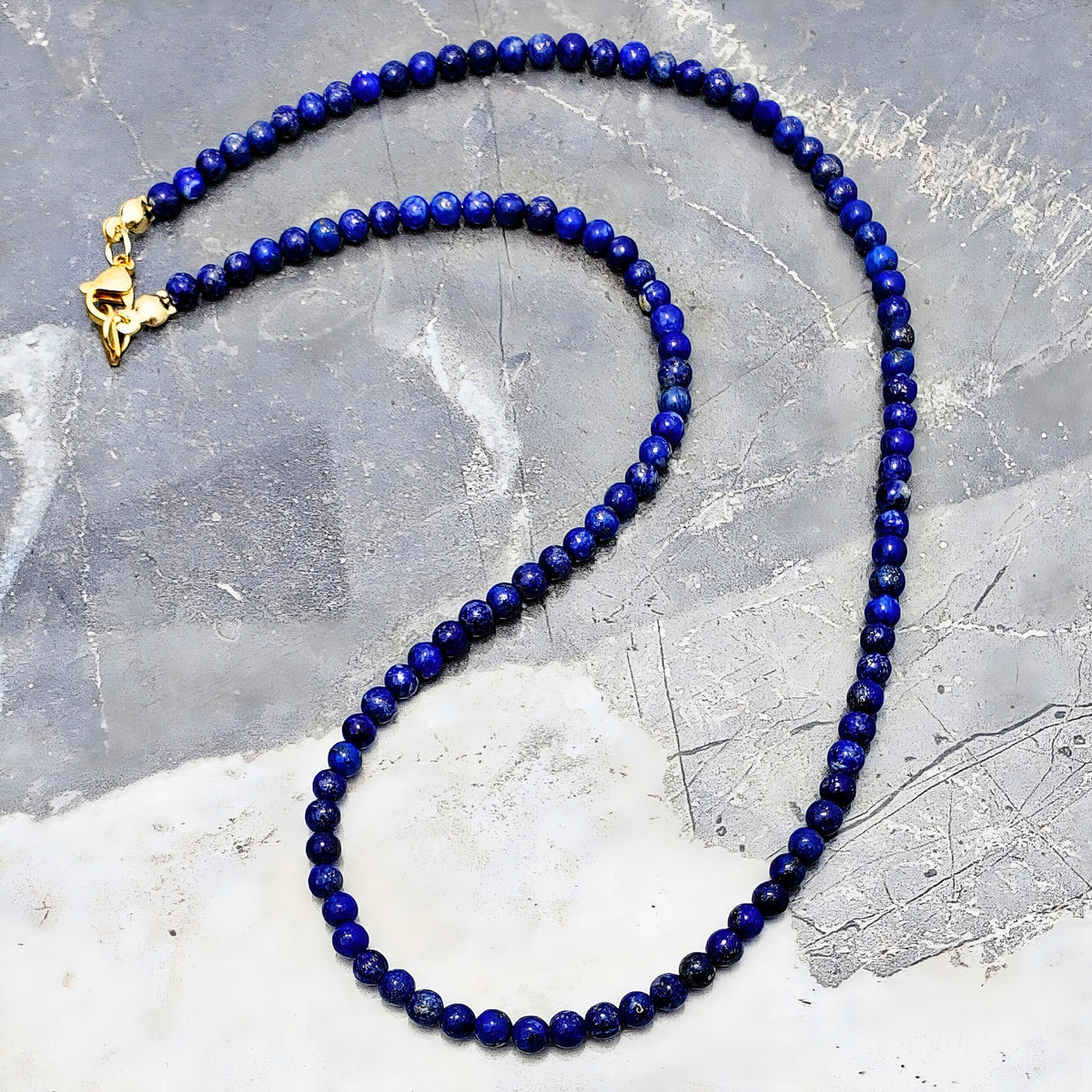 Lapis Lazuli Gemstone Chain Necklace