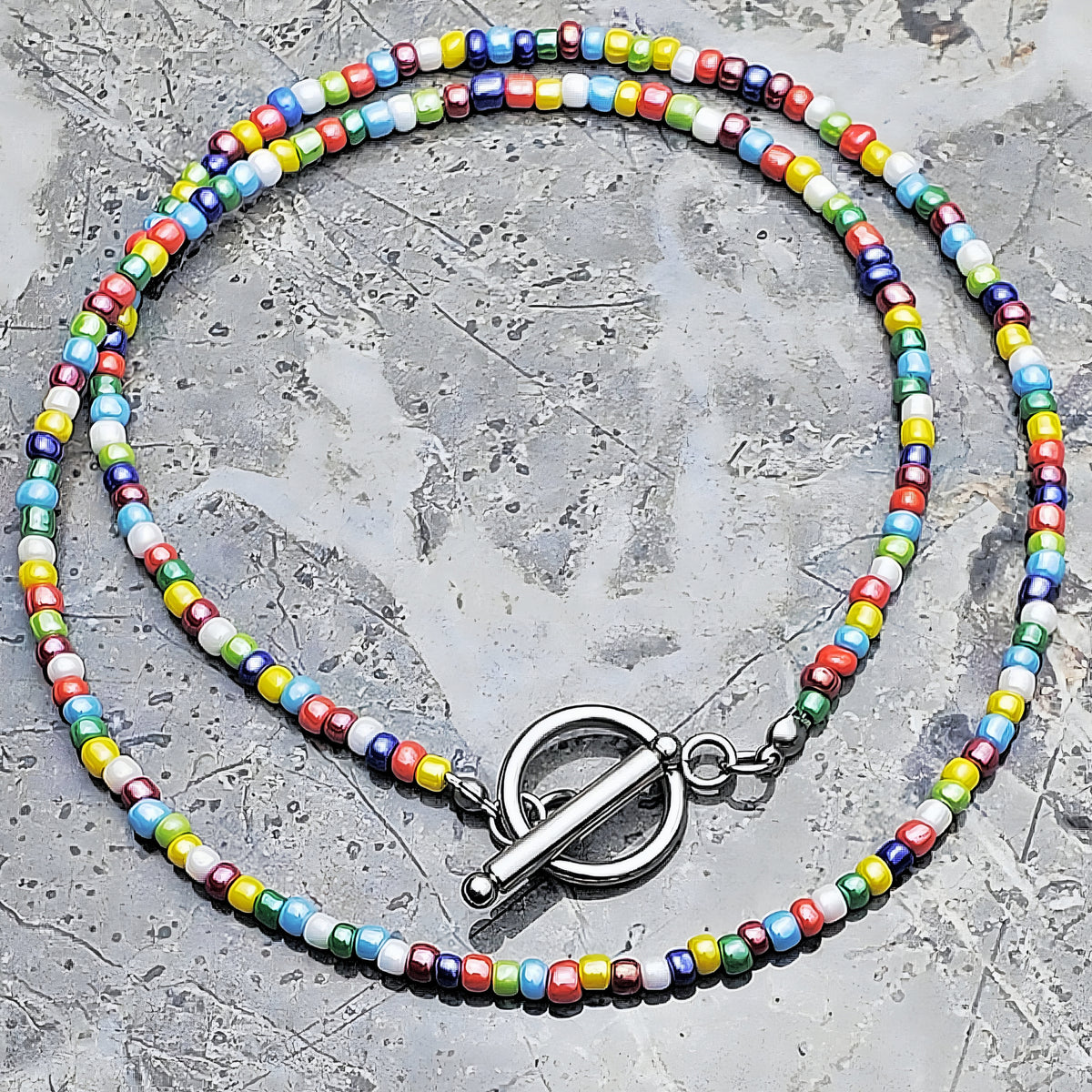 Collana mediterranea multicolore